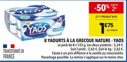 Supeco Nestlé 8 yaourts à la grecque nature offre