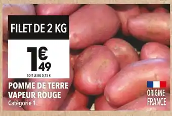 Supeco Pomme de Terre Vapeur Rouge offre