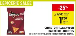 Supeco Doritos Chips tortilla saveur barbecue offre