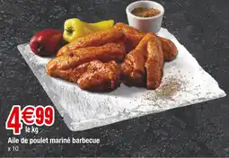 Carrefour Aile de poulet mariné barbecue offre