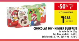 Supeco Kinder Chocolat Joy - Kinder Surprise offre