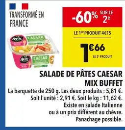 Supeco Mix Buffet Salade de pâtes Caesar offre