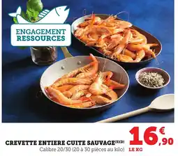 Bi1 Crevette entiere cuite sauvage offre