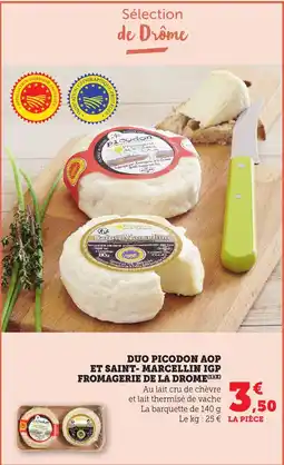 Bi1 Duo picodon aop et saint-marcellin igp fromagerie de la drome offre