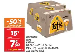 Netto LEFFE Bière blonde offre