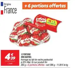 Netto BABYBEL 12 portions mini offre