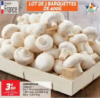 Netto Champignon blanc offre