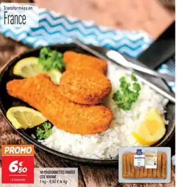 Netto 10 poissonnettes panees cite marine offre