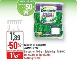 G20 Mache Roquette Bonduelle offre