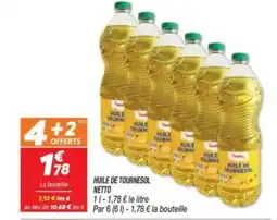 Netto NETTO Huile de tournesol offre