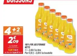 Netto NETTO 100% pur jus d'orange offre