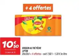 Netto LIPTON Boisson au the peche offre