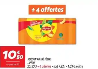 Netto LIPTON Boisson au the peche offre