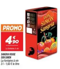 Netto DON SIMON Sangria rouge offre