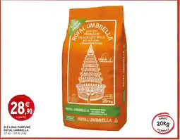 Intermarché Royal umbrella riz parfumé offre