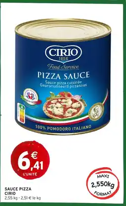 Intermarché CIRIO Sauce pizza offre