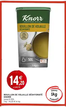 Intermarché KNORR Bouillon de volaille déshydraté offre
