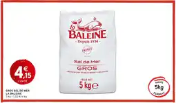 Intermarché LA BALEINE Gros sel de mer offre