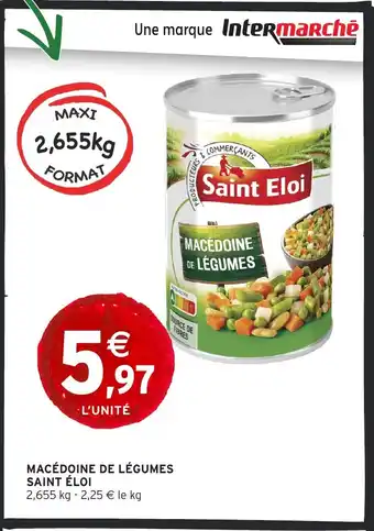 Intermarché SAINT ÉLOI Macédoine de légumes offre
