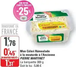 G20 Mon Céleri Rémoulade à la moutarde à l'Ancienne Pierre Martinet offre