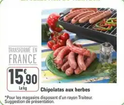 G20 Chipolatas aux herbes offre