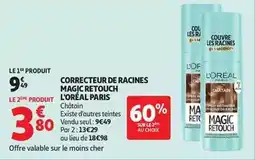 Auchan Supermarché L'oréal - correcteur de racines magic retouch offre