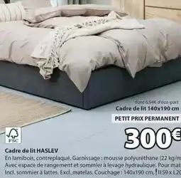 JYSK Cadre de lit haslev offre