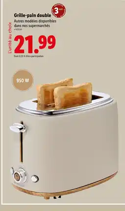 Lidl Grille-pain double offre