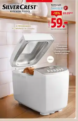 Lidl SILVERCREST Machine à pain offre