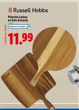 Lidl Planche à pizza en bois d'acacia offre