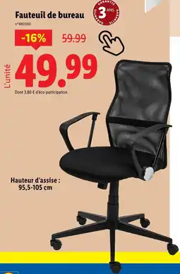 Lidl Fauteuil de bureau offre