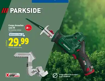 Lidl PARKSIDE Coupe-branches sans fil offre