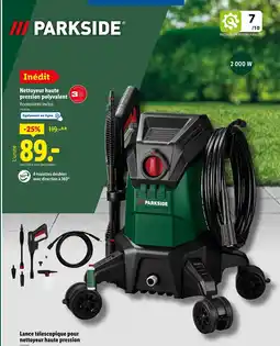 Lidl PARKSIDE Nettoyeur haute pression polyvalent offre