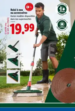 Lidl Balai à eau ou accessoires offre