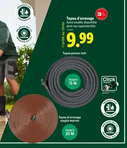 Lidl Tuyau d'arrosage offre
