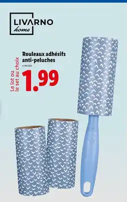 Lidl Rouleaux adhésifs anti-peluches offre