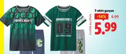 Lidl T-shirt garçon offre