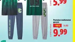 Lidl Pantalon molletonné garçon offre