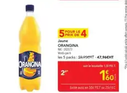 METRO ORANGINA Jaune offre