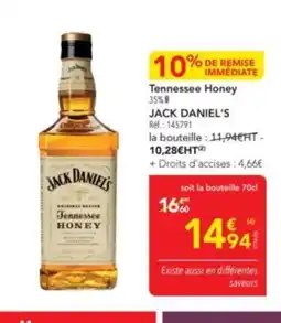 METRO JACK DANIELSTennessee Honey T offre