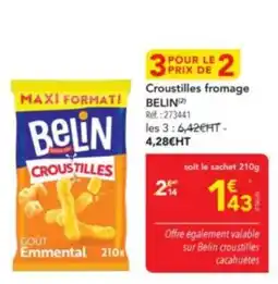 METRO BELIN Croustilles fromage offre