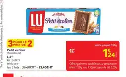 METRO LU Petit écolier offre