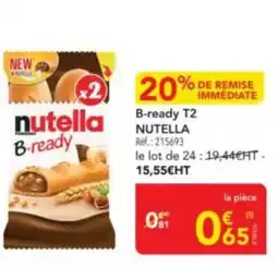 METRO NUTELLA B-ready T2 offre