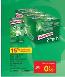 METRO HOLLYWOOD Chewing-gum sans sucres avec édulcorants offre