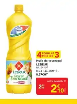 METRO LESIEUR Huile de tournesol offre