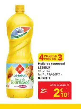 METRO LESIEUR Huile de tournesol offre