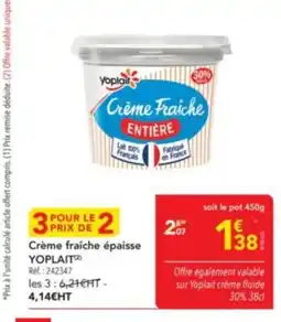 METRO YOPLAIT Crème fraîche épaisse offre