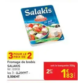 METRO SALAKIS Fromage de brebis offre