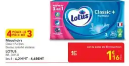 METRO LOTUS Mouchoirs offre