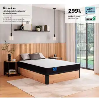 BUT Matelas Mira offre